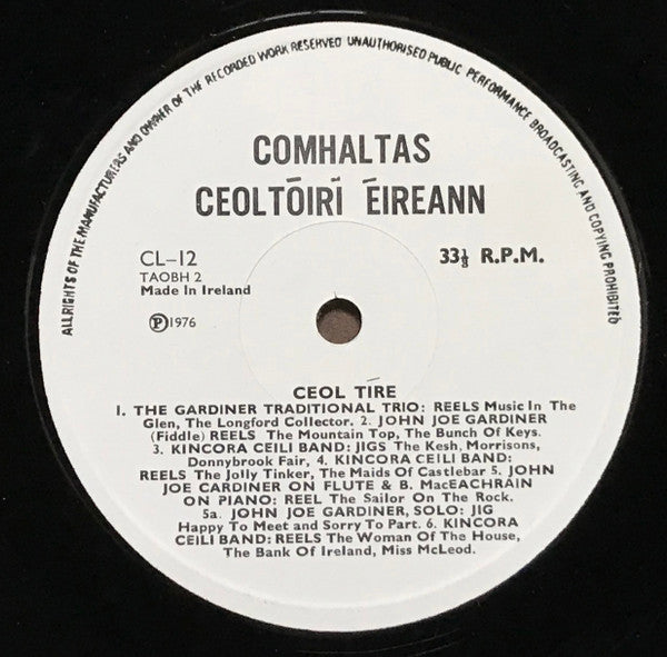Various : Ceol Tire (LP)
