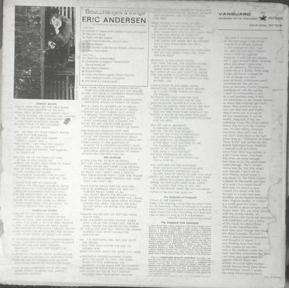 Eric Andersen (2) : 'Bout Changes & Things (LP, Album, Mono)