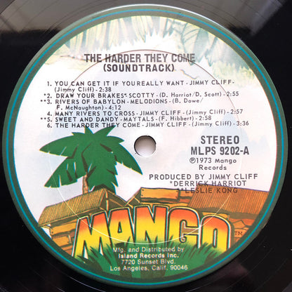 Various : The Harder They Come (LP, Comp, RE, Pit)