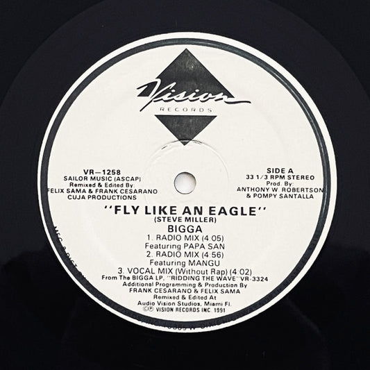 Bigga (2) : Fly Like An Eagle (12")