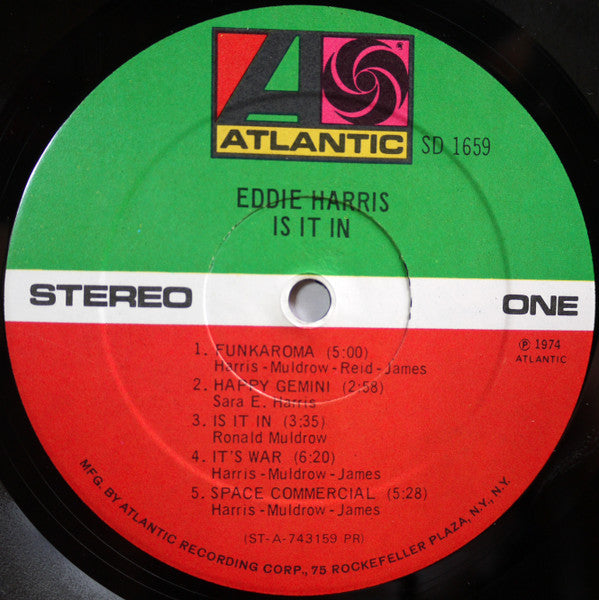 Eddie Harris : Is It In (LP, Album, PR)