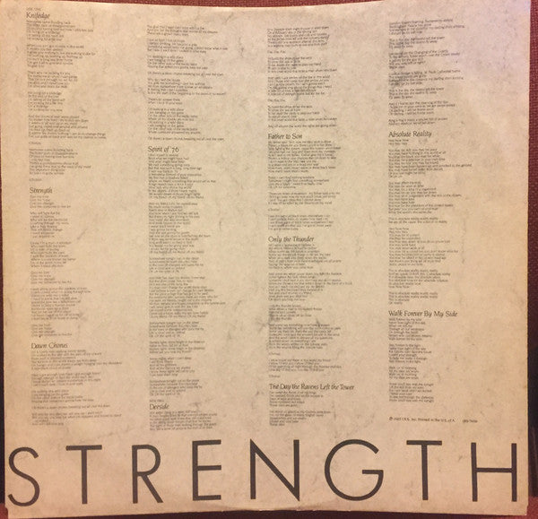 The Alarm : Strength (LP, Album, Glo)