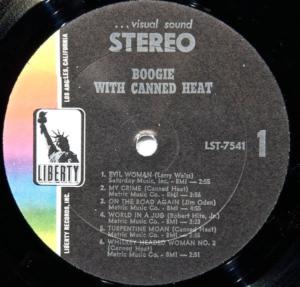 Canned Heat : Boogie With Canned Heat (LP, Album, All)
