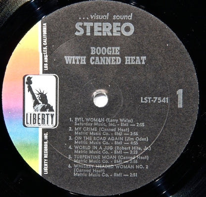 Canned Heat : Boogie With Canned Heat (LP, Album, All)