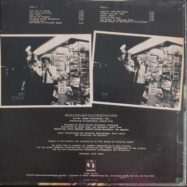 Tom Waits : The Heart Of Saturday Night (LP, Album, CP )