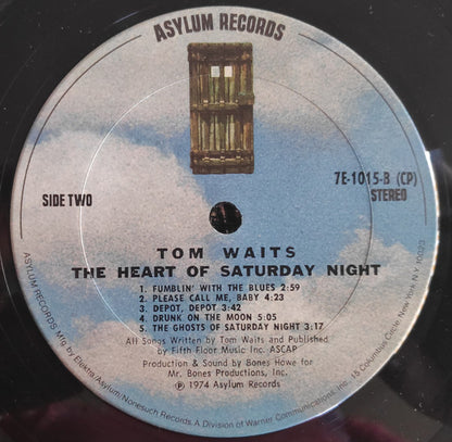 Tom Waits : The Heart Of Saturday Night (LP, Album, CP )