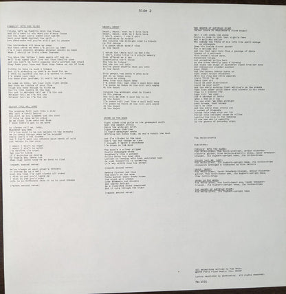 Tom Waits : The Heart Of Saturday Night (LP, Album, CP )