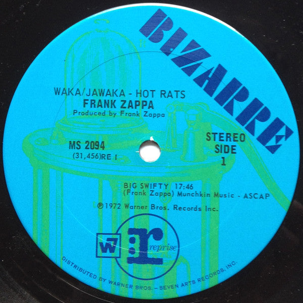 Frank Zappa : Waka / Jawaka - Hot Rats (LP, Album, San)