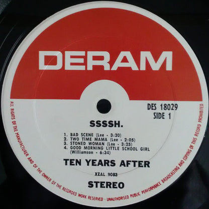 Ten Years After : Ssssh. (LP, Album)