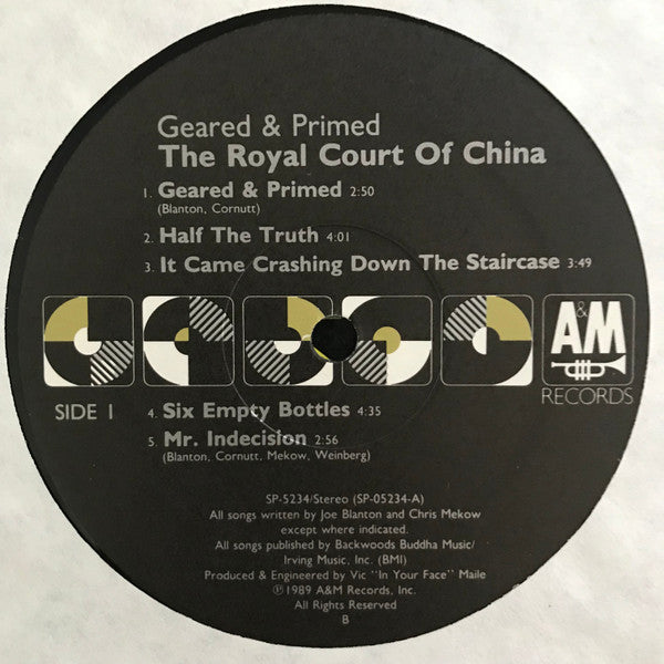The Royal Court Of China : Geared & Primed (LP, Album, B -)