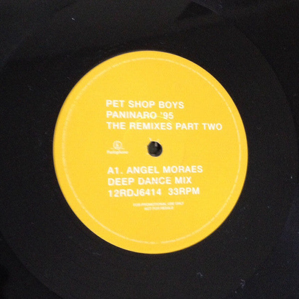 Pet Shop Boys : Paninaro '95 (The Remixes Part Two) (12", Promo)