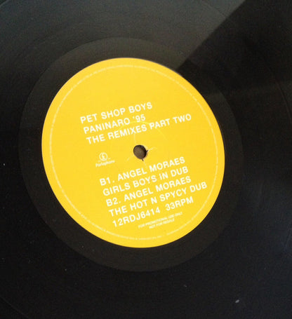 Pet Shop Boys : Paninaro '95 (The Remixes Part Two) (12", Promo)