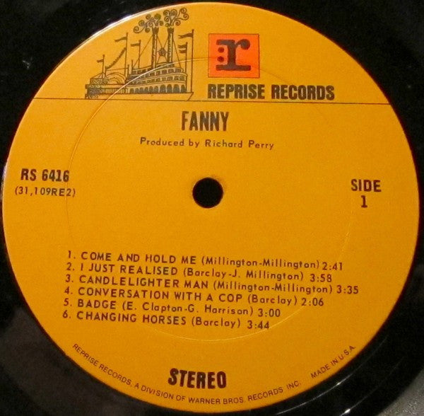 Fanny (2) : Fanny (LP, Album, Gat)