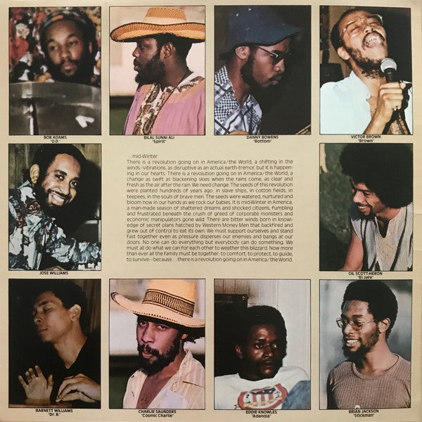 Gil Scott-Heron & Brian Jackson, The Midnight Band : The First Minute Of A New Day (LP, Album)
