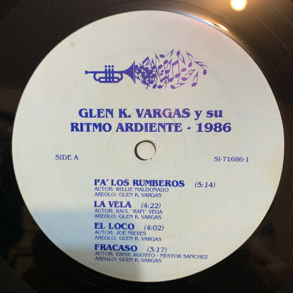 Glen K. Vargas Y Su Ritmo Ardiente : Panico (LP, Album)