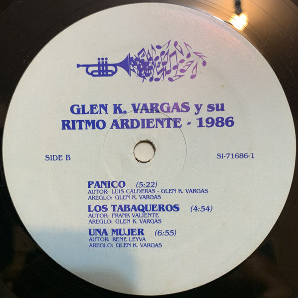 Glen K. Vargas Y Su Ritmo Ardiente : Panico (LP, Album)