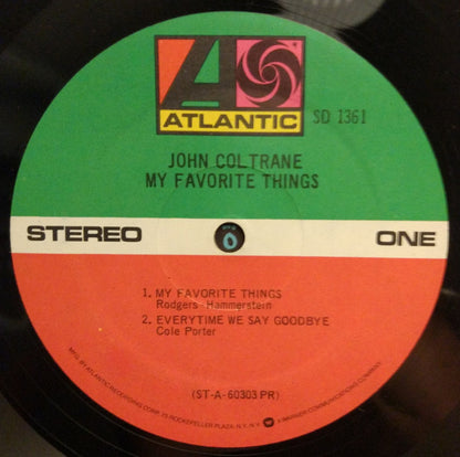John Coltrane : My Favorite Things (LP, Album, RE, PR )