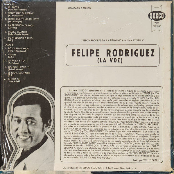 Felipe Rodriguez : Idiota (LP, Album)