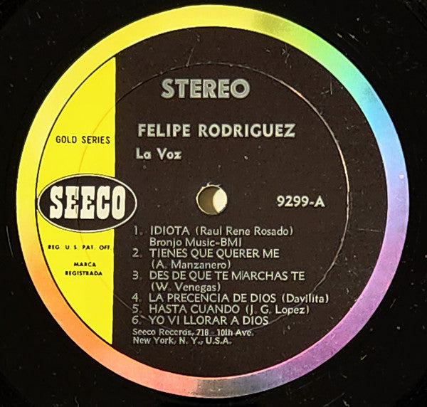 Felipe Rodriguez : Idiota (LP, Album)