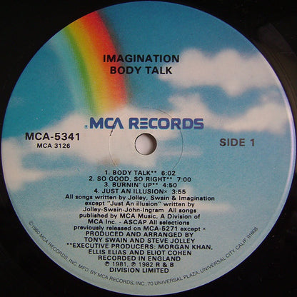 Imagination : Body Talk (LP, Album, RE)