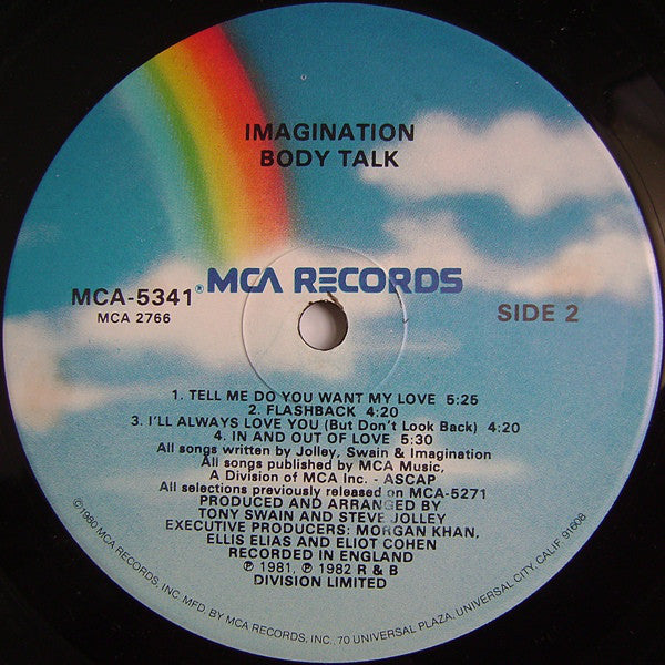 Imagination : Body Talk (LP, Album, RE)