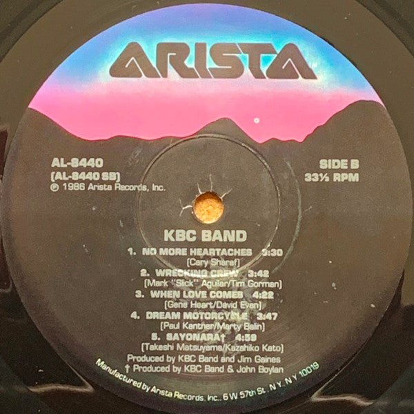 KBC Band (2) : KBC Band (LP, Album, Spe)
