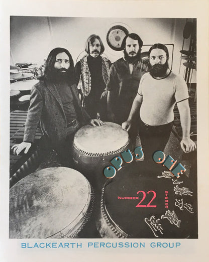 Blackearth Percussion Group : Albright Bertoncini Cage Harrison Miller (LP)