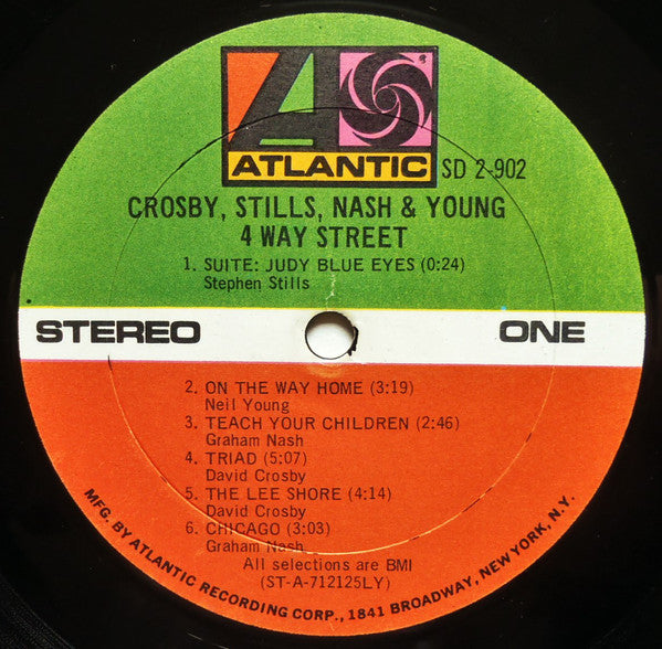 Crosby, Stills, Nash & Young : 4 Way Street (2xLP, Album, LY )
