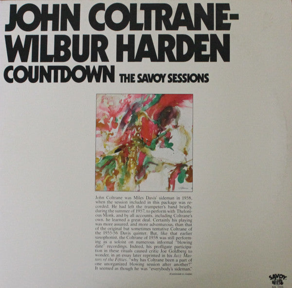 John Coltrane - Wilbur Harden : Countdown (2xLP, Album, Gat)