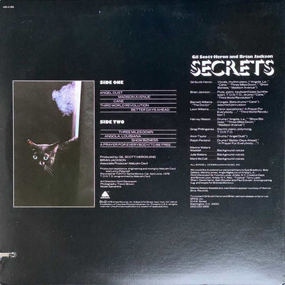 Gil Scott-Heron & Brian Jackson : Secrets (LP, Album, Ter)