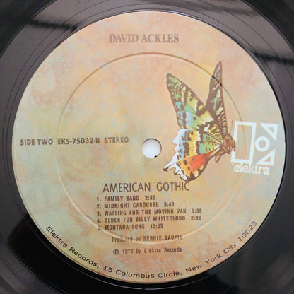 David Ackles : American Gothic (LP, Album, Pit)