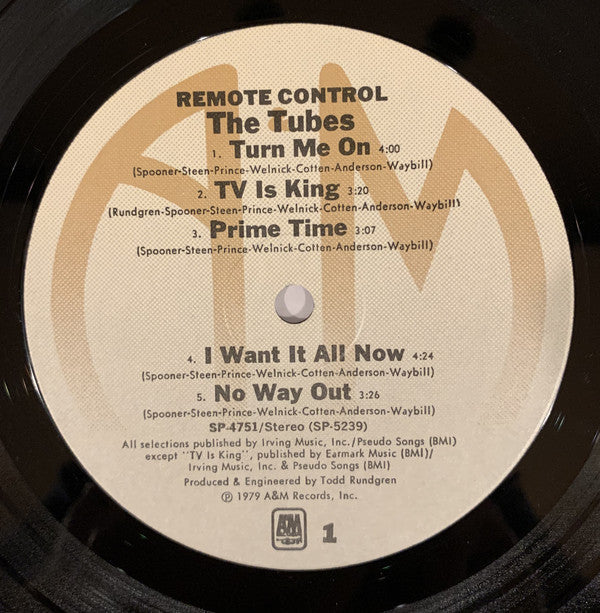 The Tubes : Remote Control (LP, Album, Pit)