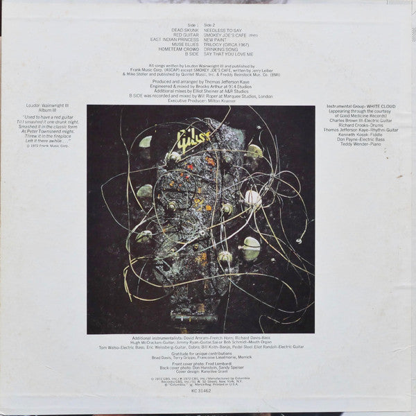 Loudon Wainwright III : Album III (LP, Album)