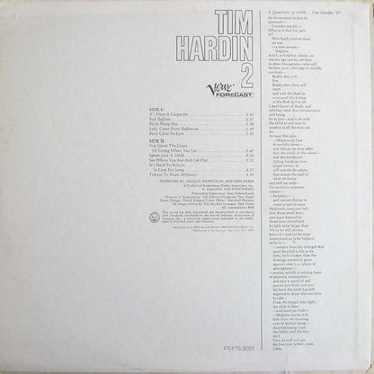 Tim Hardin : Tim Hardin 2 (LP, Album)
