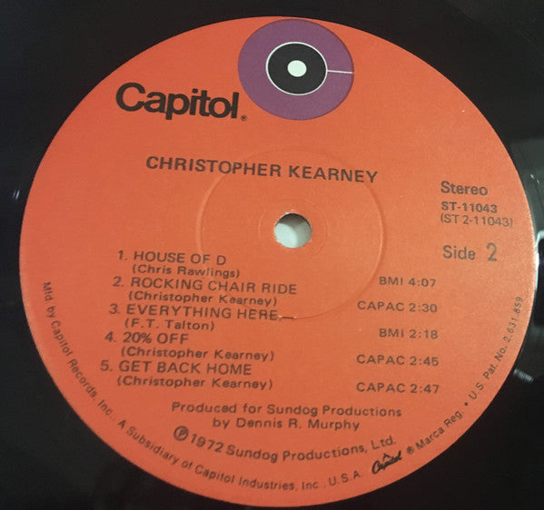 Christopher Kearney : Christopher Kearney (LP, Album)