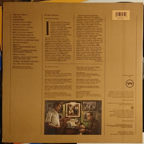 Ella Fitzgerald & Louis Armstrong : Porgy & Bess (2xLP, Album, RE, Gat)
