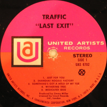 Traffic : Last Exit (LP, Album)