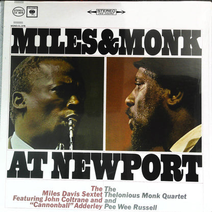 The Miles Davis Sextet & The Thelonious Monk Quartet : Miles & Monk At Newport (LP, Album)