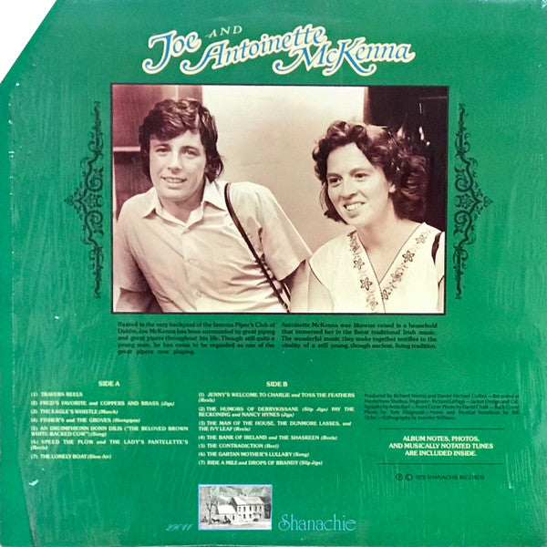 Joe McKenna (2) And Antoinette McKenna : Traditional Music Of Ireland - Irish Pipes And Harp (LP, Album)