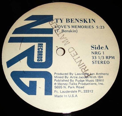 Ty Benskin : Love's Memories (12")