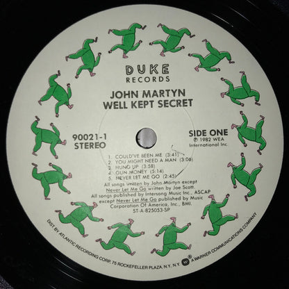John Martyn : Well Kept Secret (LP, Album, SP )