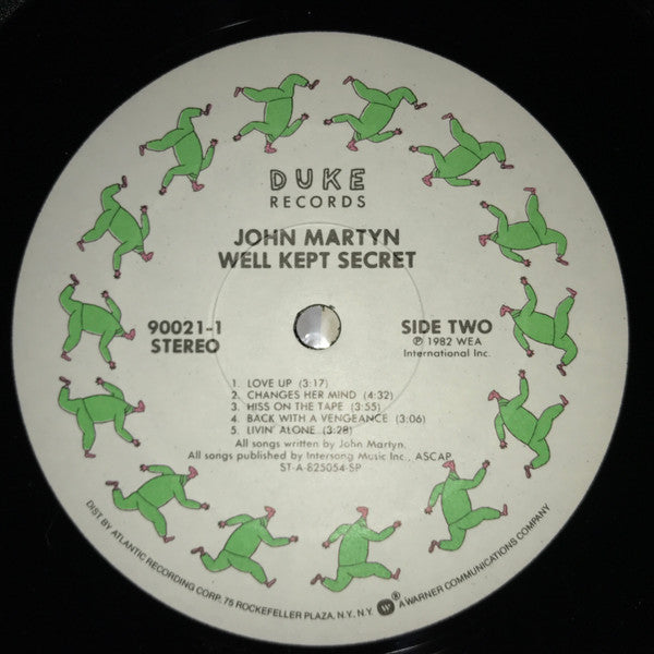 John Martyn : Well Kept Secret (LP, Album, SP )