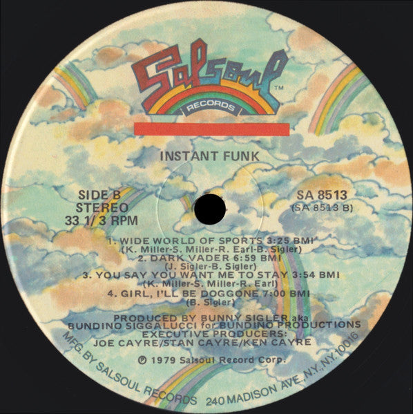 Instant Funk : Instant Funk (LP, Album, Ind)