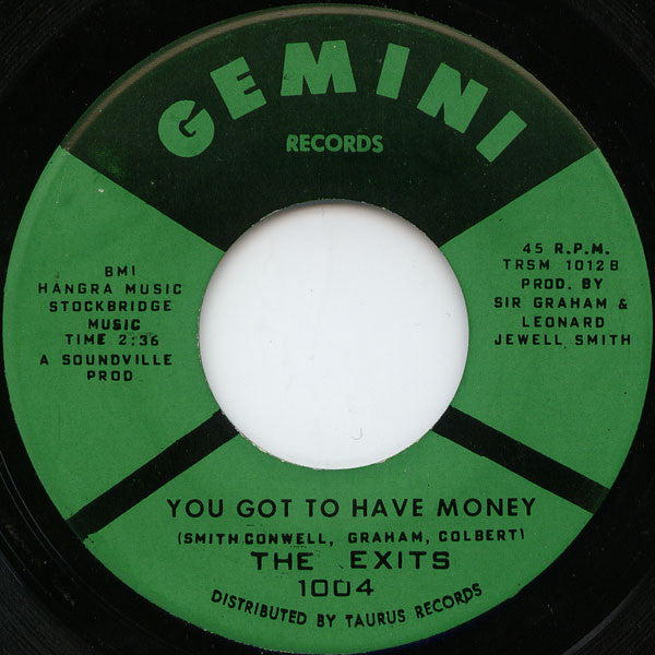 The Exits : Under The Street Lamp  (7")