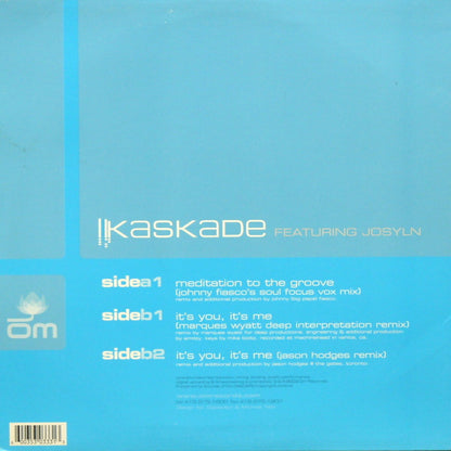 Kaskade Featuring Joslyn : It's You, It's Me (Remixes) (12")