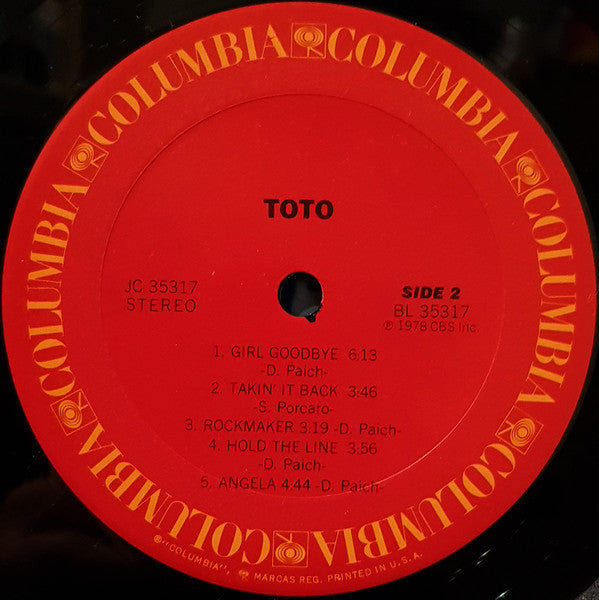 Toto : Toto (LP, Album, Ter)