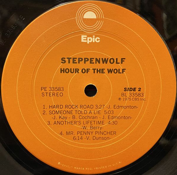 Steppenwolf : Hour Of The Wolf (LP, Album, Pit)