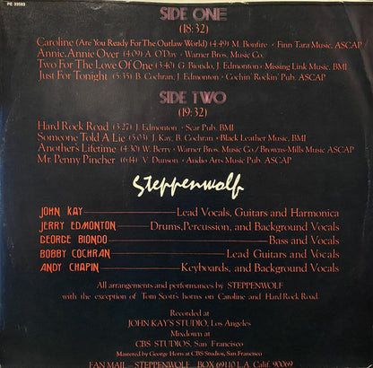 Steppenwolf : Hour Of The Wolf (LP, Album, Pit)