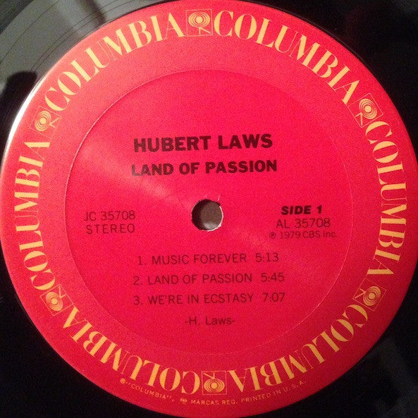 Hubert Laws : Land Of Passion (LP, Album)