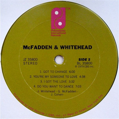 McFadden & Whitehead : McFadden & Whitehead (LP, Album)